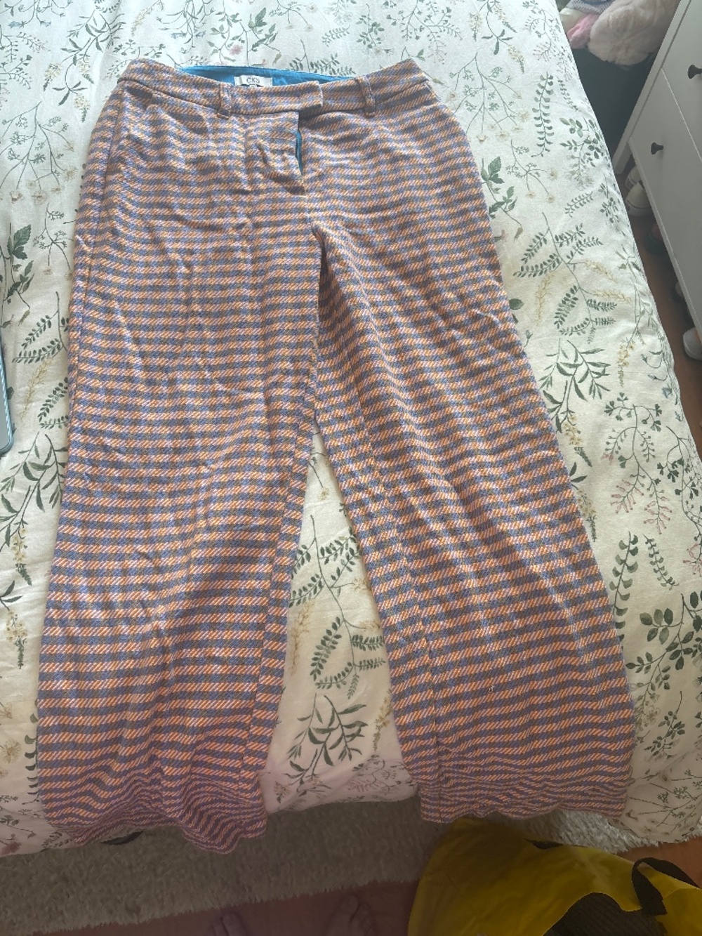 Designer 100% cotton trousers